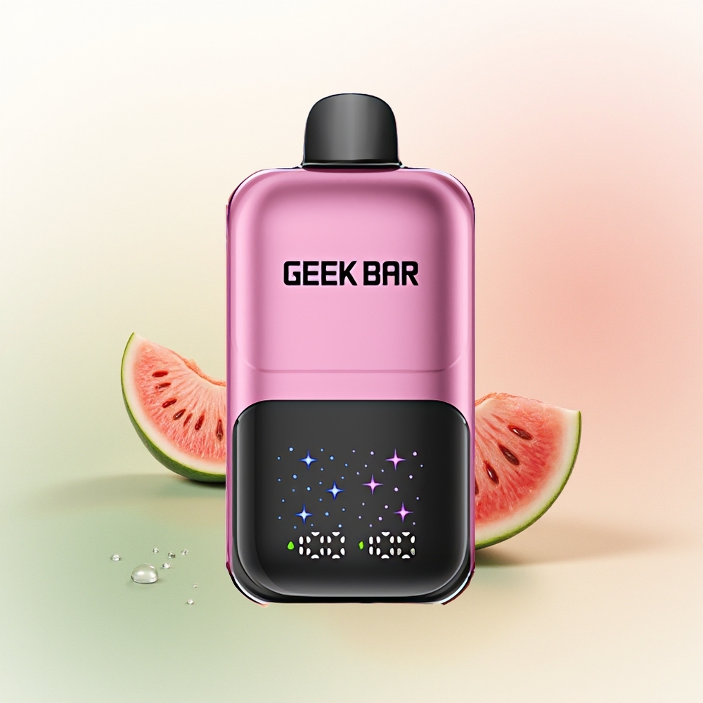 GEEK BAR 2GO 20ml 50000 Puffs Peach & Watermelon Dual Tank Adjustable Flavors Disposable Vape Pen
