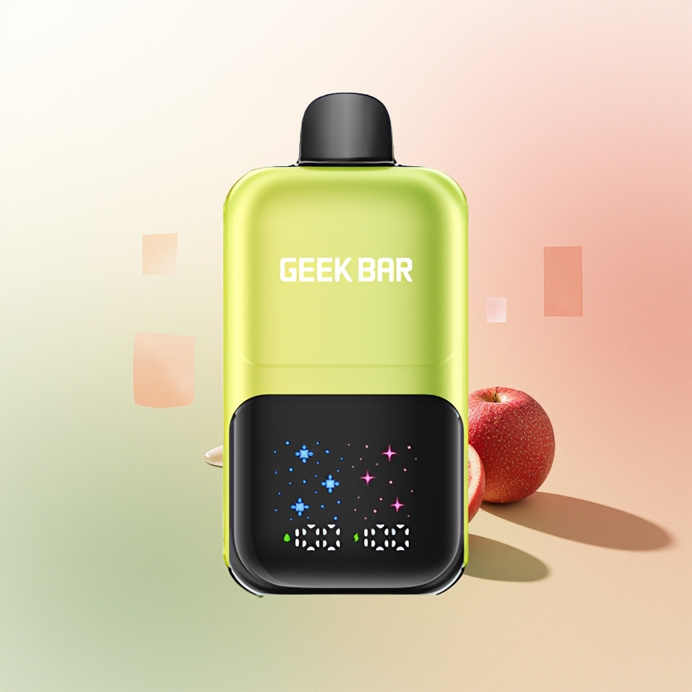 GEEK BAR 2GO 20ml 50000 Puffs Sour Apple Ice Dual Tank Adjustable Coolness