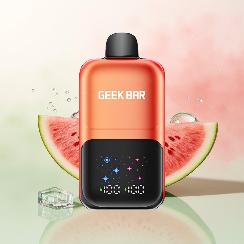 GEEK BAR 2GO 20ml 50000 Puffs Watermelon Bubble Gum Ice with Dual Tanks and Adjustable Flavors