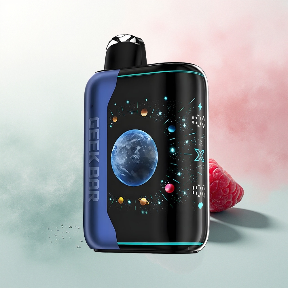 GEEK BAR Platinum Edition 25000 Puffs Blue Razz Ice with Dual Mesh Coil & 20mL E-Liquid