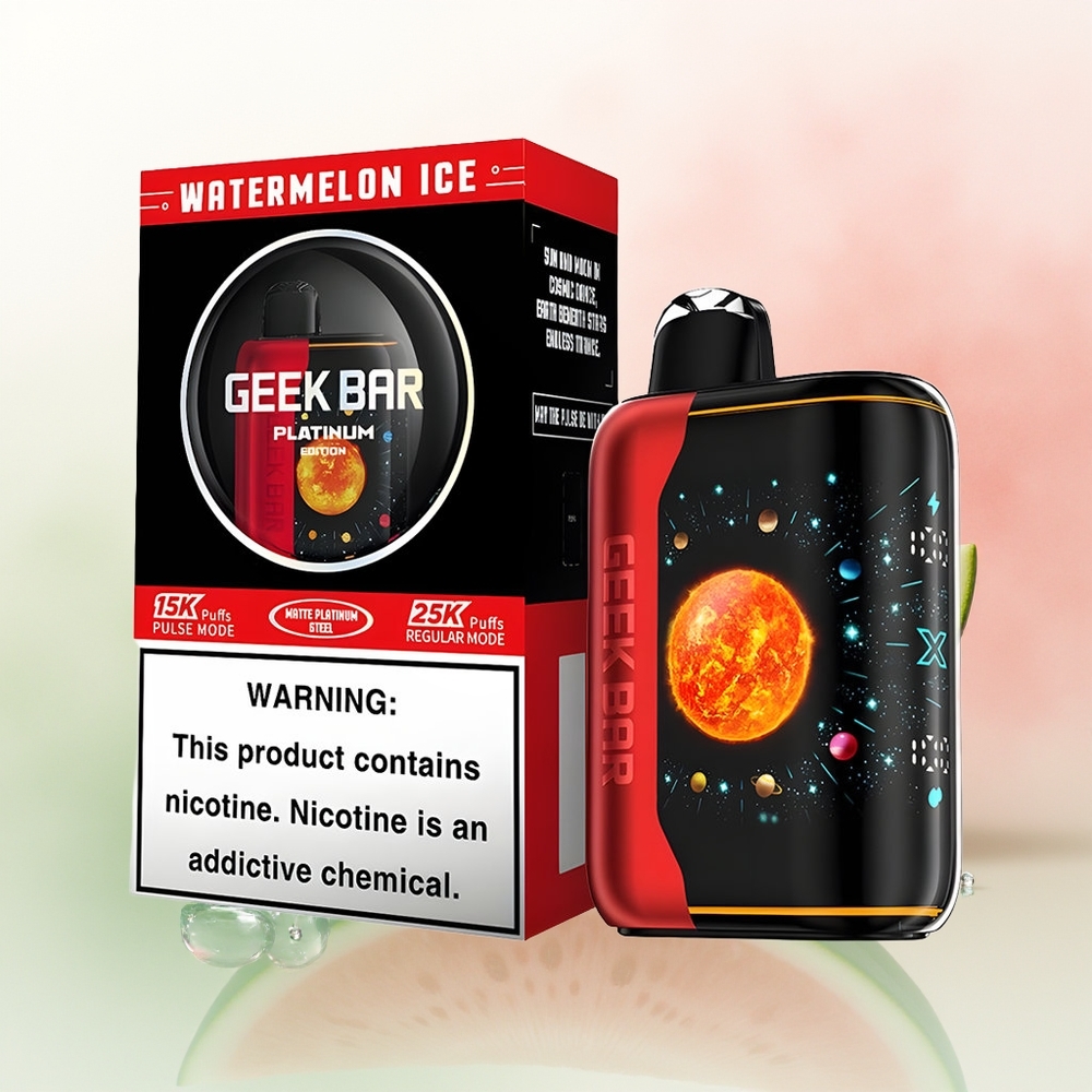 GEEK BAR Platinum Edition 25000 Puffs Watermelon Ice with Dual Mesh and 20mL
