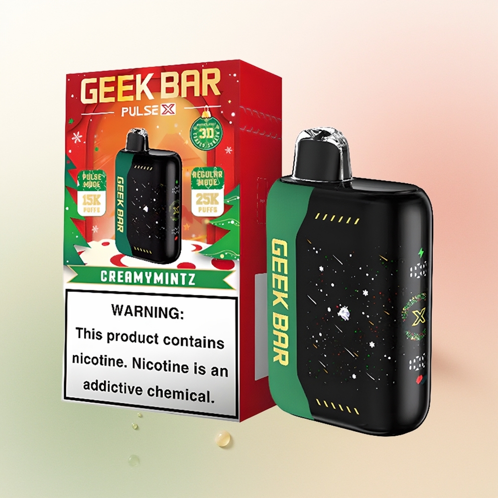 GEEK BAR Pulse X 25000 Puffs Dual Mesh USB Type-C Christmas Edition
