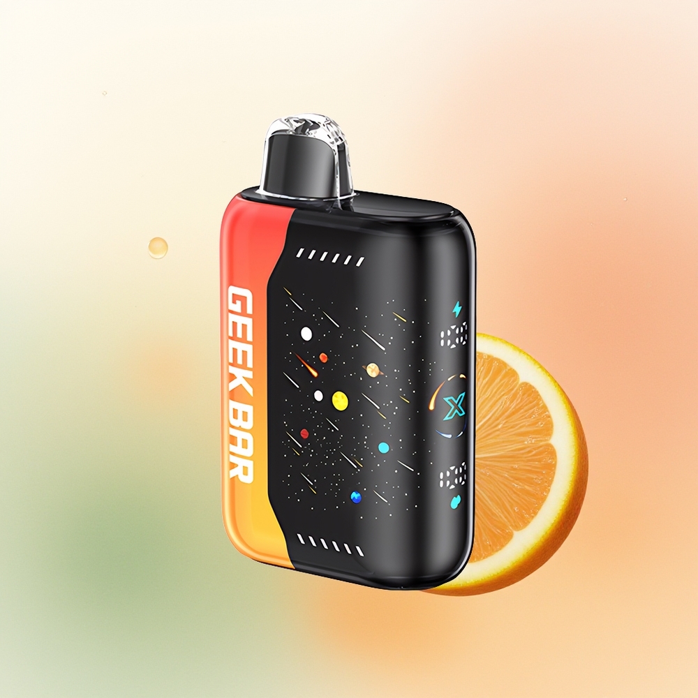 GEEK BAR Pulse X 42K Puffs Meteor Edition Puffs Orange Dragon Pulse X Fast-Charging Dual Mesh Coil