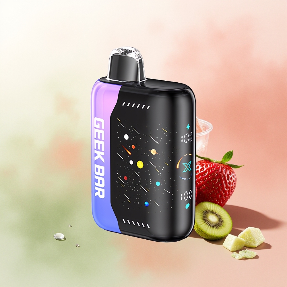 GEEK BAR Pulse X 42K Puffs Meteor Edition Puffs Strawberry Kiwi Ice Dual Mesh Fast-Charging