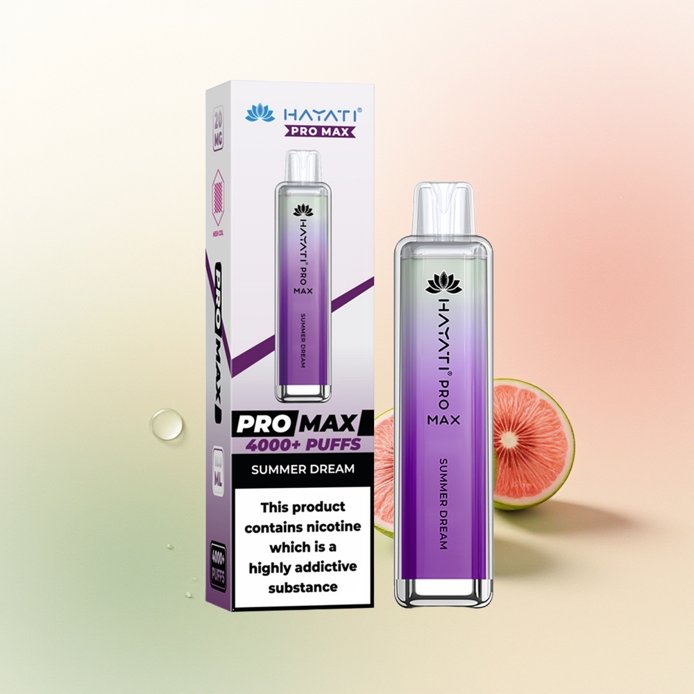 Hayati Pro Max 4000 Puffs Dream 2ml 5% Rechargeable
