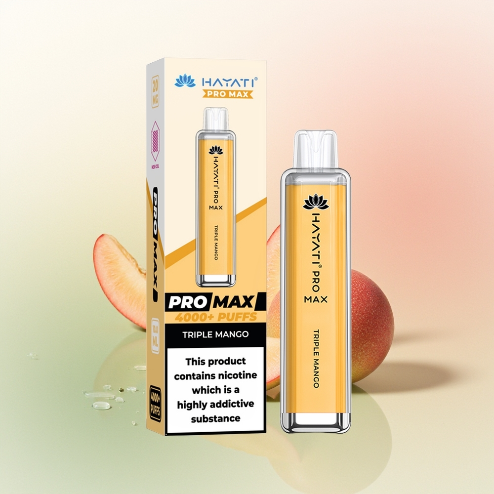 Hayati Pro Max 4000 Puffs Dual Mesh Mango Pro
