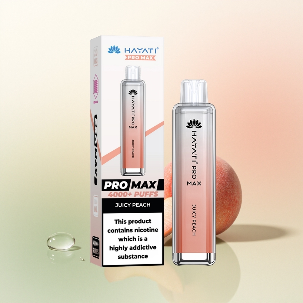 Hayati Pro Max 4000 Puffs Juicy Peach Pro Dual Mesh