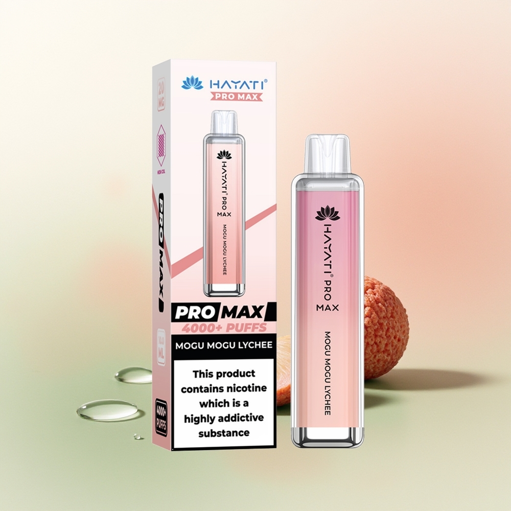 Hayati Pro Max 4000 Puffs Lychee Dual Mesh Rechargeable