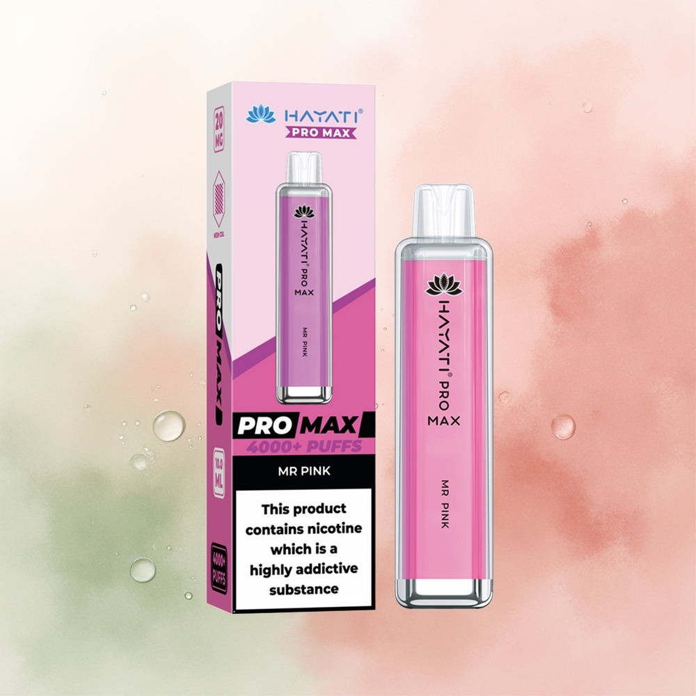 Hayati Pro Max 4000 Puffs Mr Pink Pro Dual Mesh 1400mAh