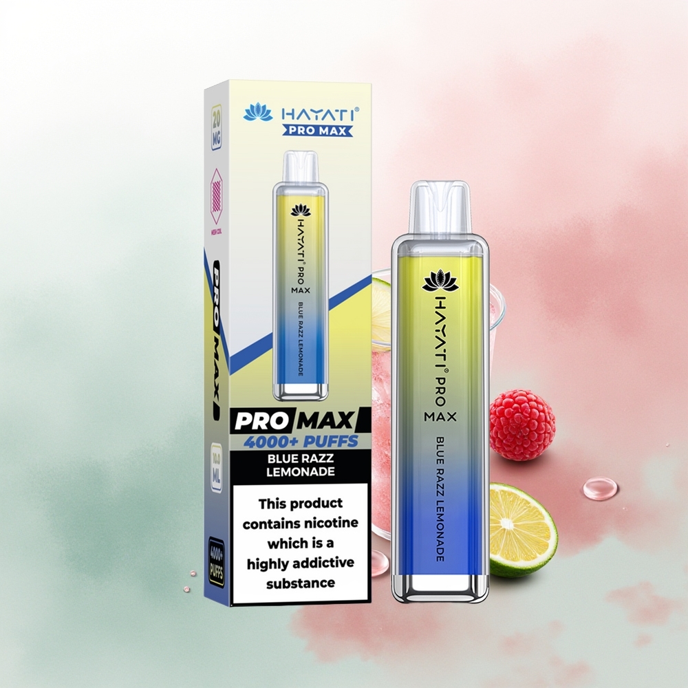 Hayati Pro Max 4000 Puffs Recharge Blue Razz Lemonade