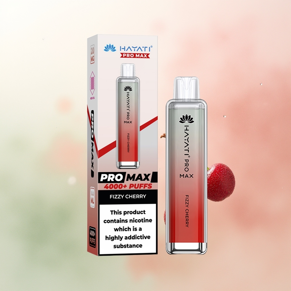 Hayati Pro Max 4000 Puffs Sparkling Cherry 1400mAh Rechargeable