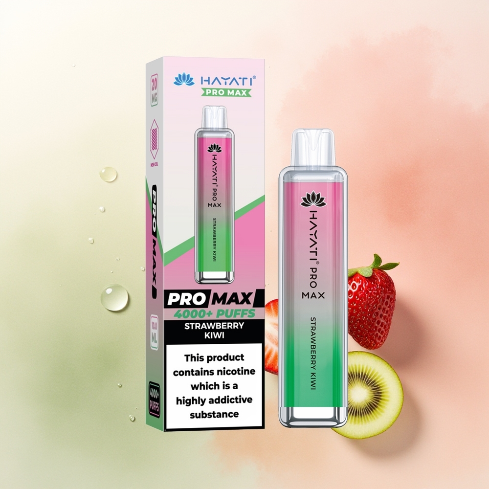 Hayati Pro Max 4000 Puffs Strawberry Kiwi Dual Mesh 2ml