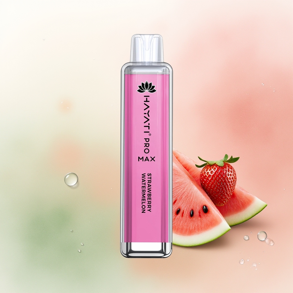 Hayati Pro Max 4000 Puffs Strawberry Watermelon Dual Mesh Rechargeable