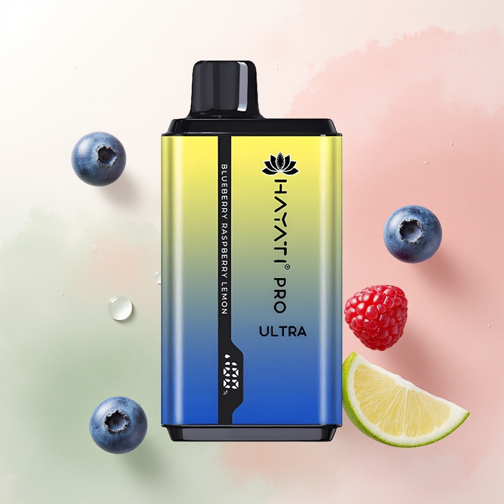 Hayati Pro Ultra 15000 Puffs Blueberry Raspberry Lemon 850mAh 2%