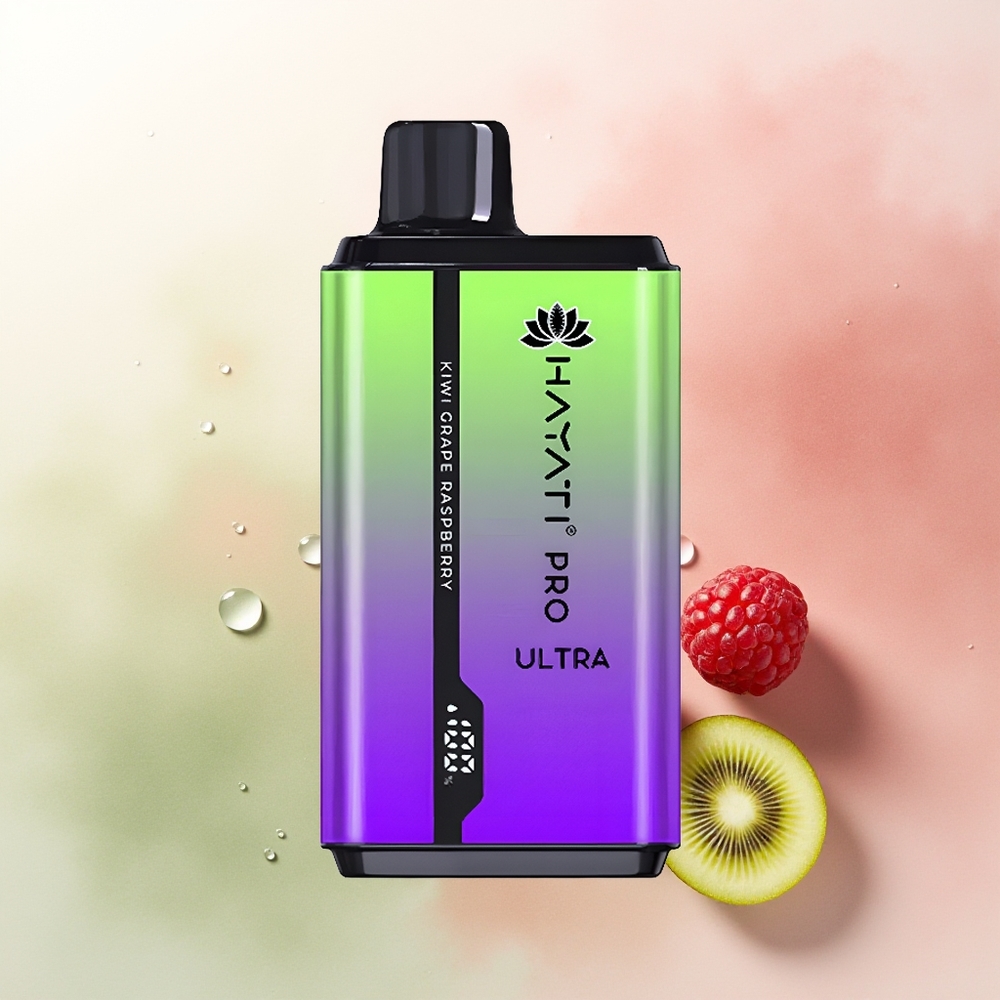 Hayati Pro Ultra 15000 Puffs Kiwi Grape Raspberry 850mAh 24ml