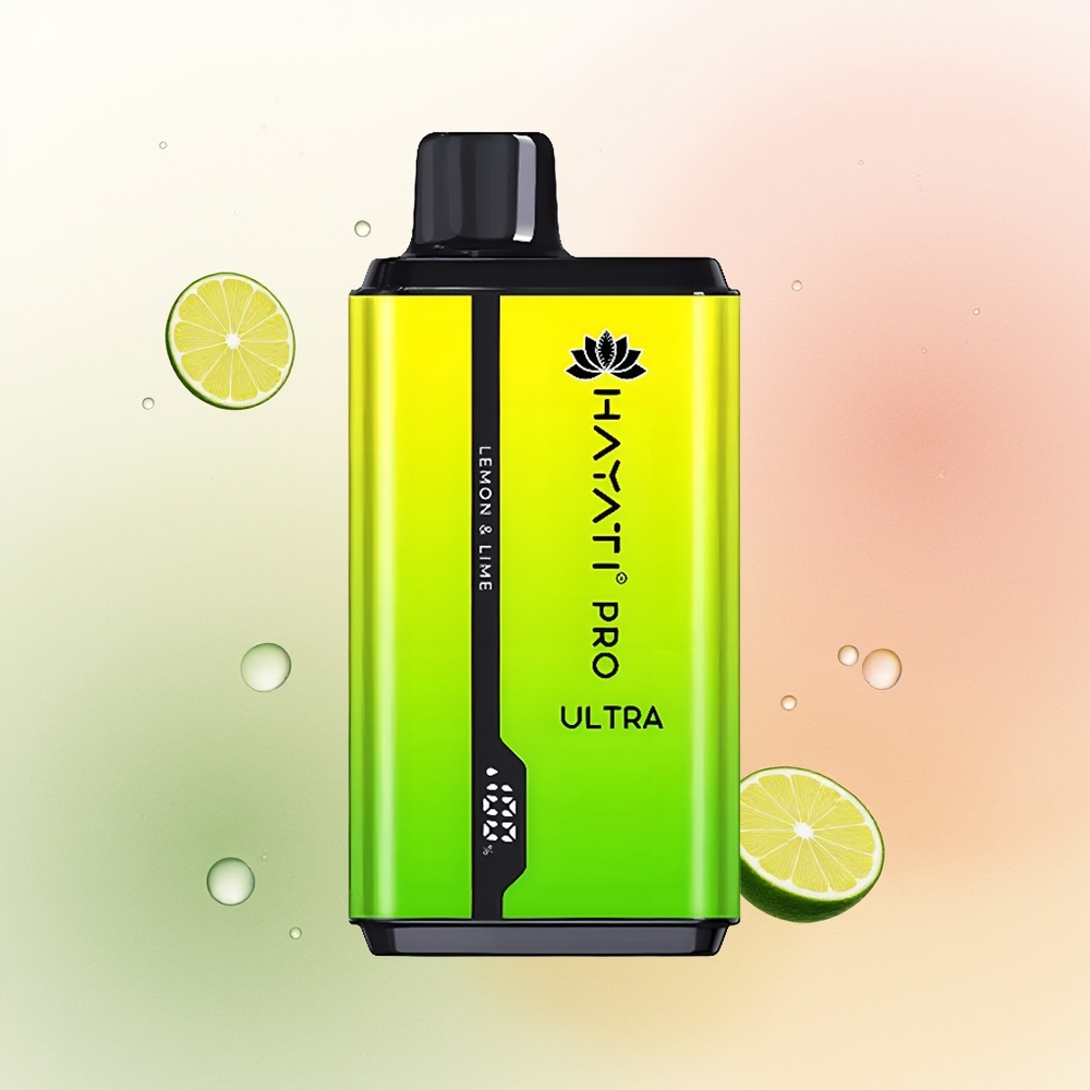 Hayati Pro Ultra 15000 Puffs Lemon & Lime 850mAh 24ml