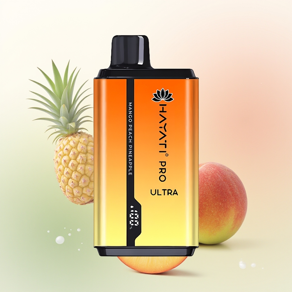 Hayati Pro Ultra 15000 Puffs Mango Peach Pineapple 850mAh 24ml