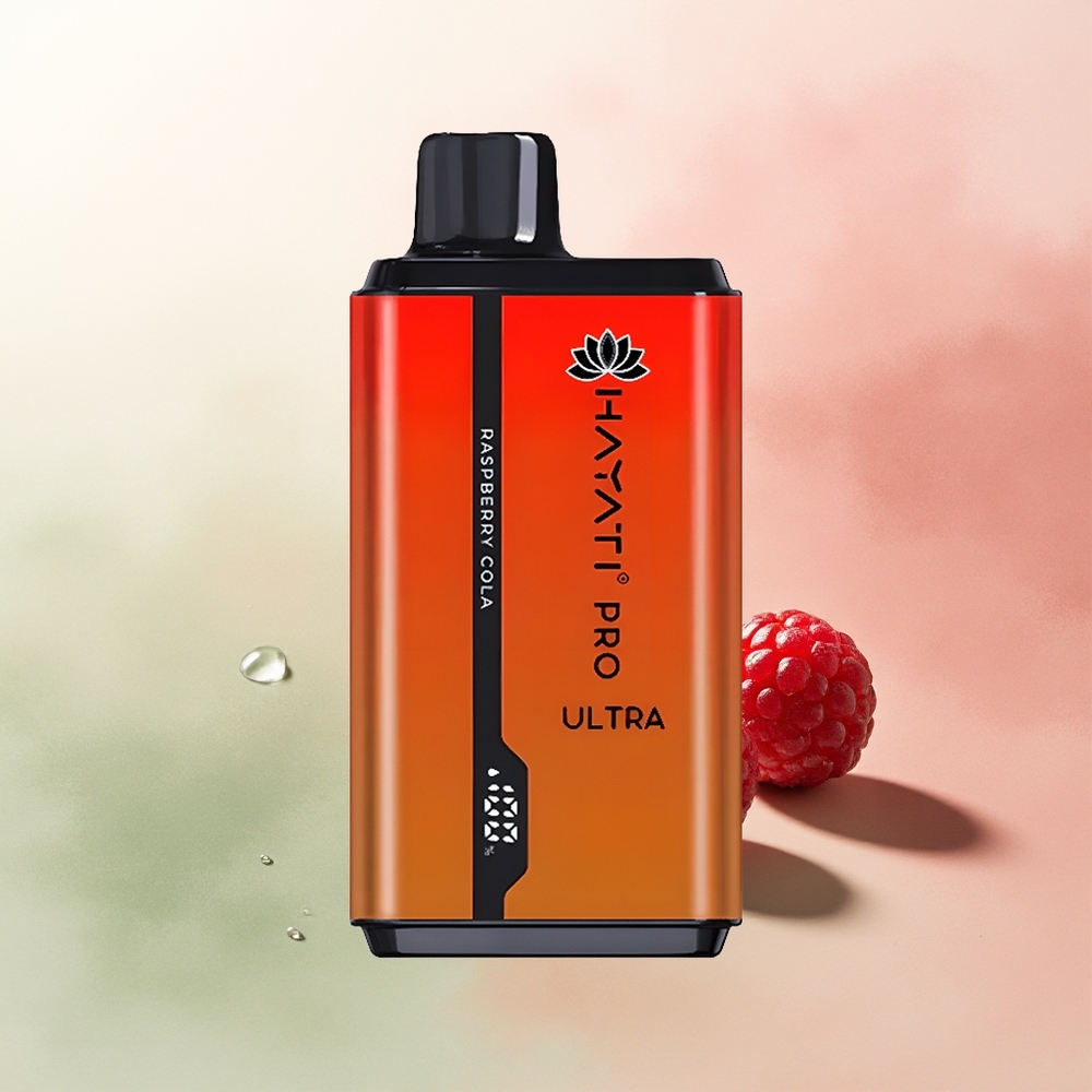 Hayati Pro Ultra 15000 Puffs Raspberry Cola Ultra 2% 24ml