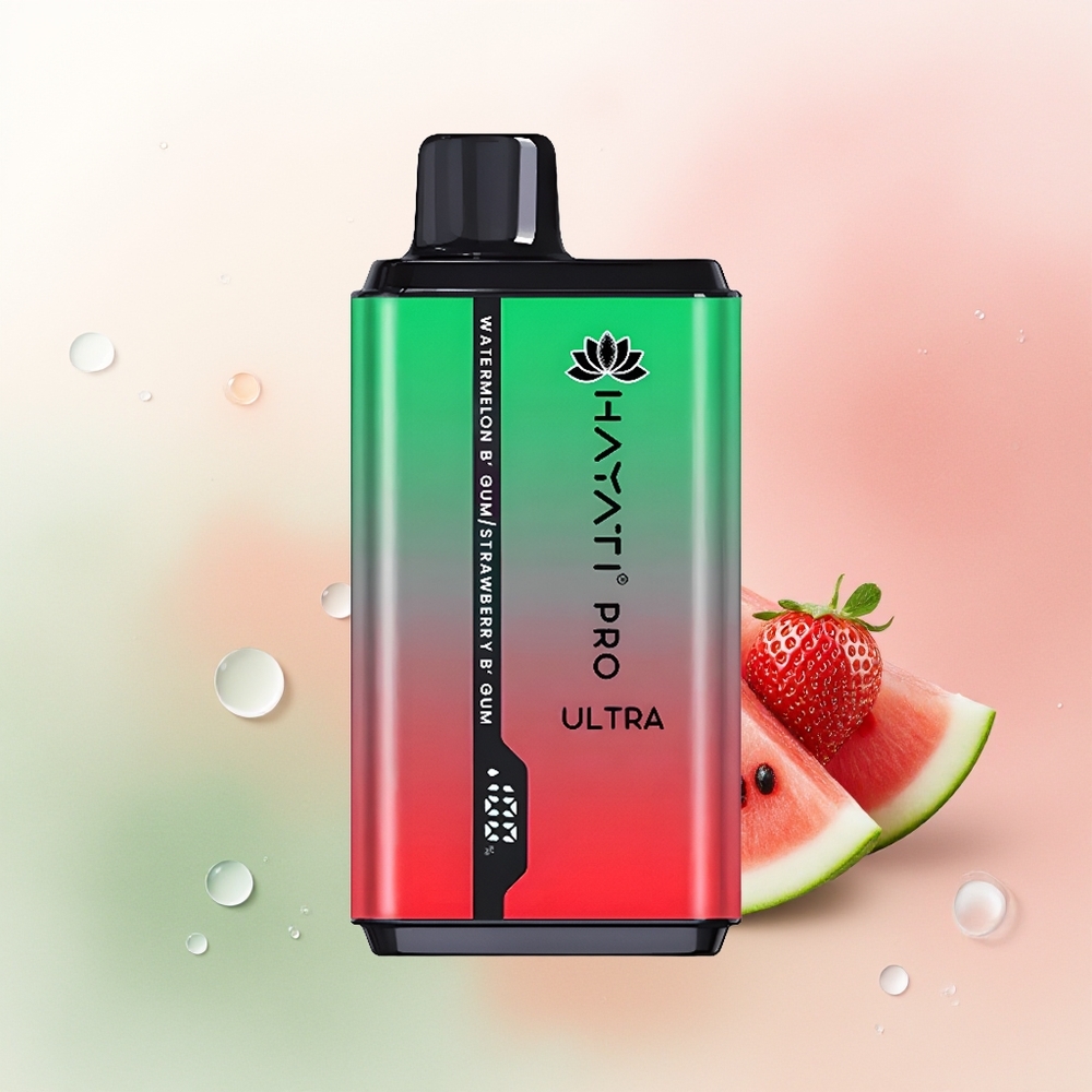 Hayati Pro Ultra 15000 Puffs Strawberry Bubblegum 850mAh 24ml