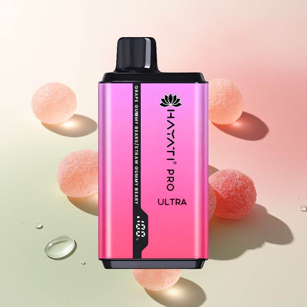 Hayati Pro Ultra 15000 Puffs Strawberry Gummy Bear 850mAh 24ml