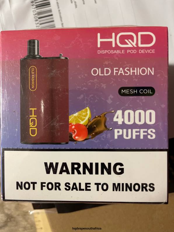 HQD BOX 4000 PUFFS RLLZ104 Old Fashion - HQD Vape Nicotine
