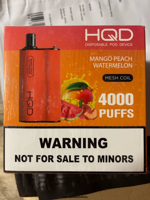 HQD BOX 4000 PUFFS RLLZ107 Mango Peach Watermelon - HQD Vape Cape Town