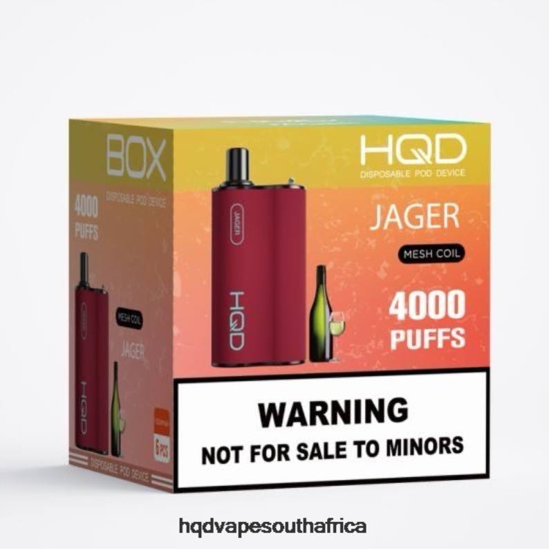 HQD BOX 4000 PUFFS RLLZ113 Jager - HQD Vape Flavours