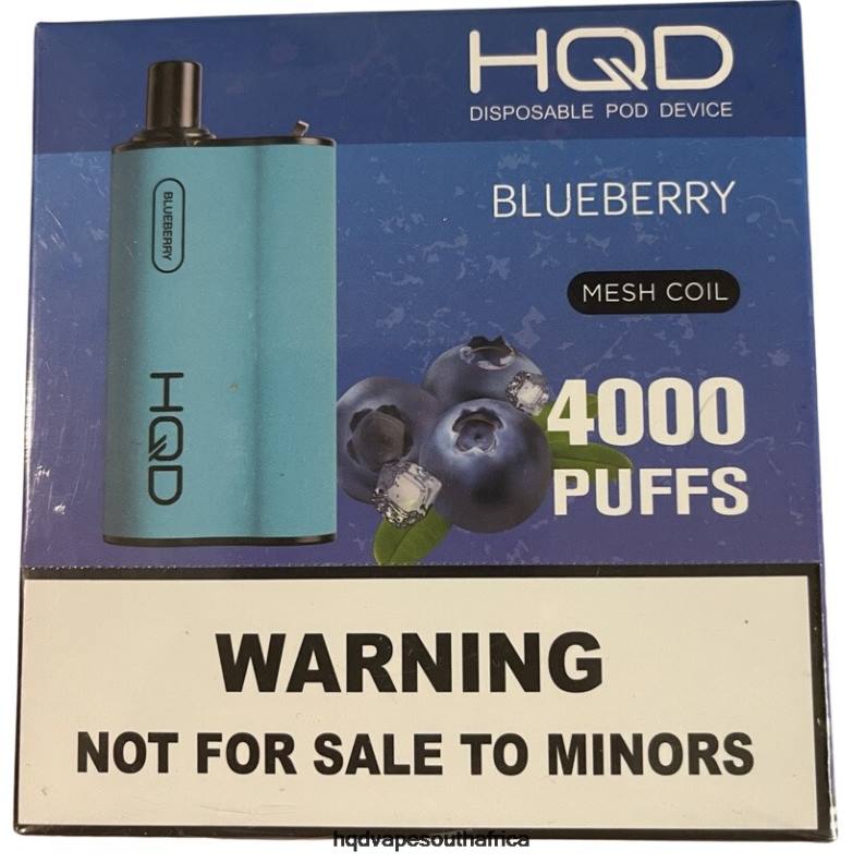 HQD BOX 4000 PUFFS RLLZ84 Blueberry - HQD Vape Nicotine