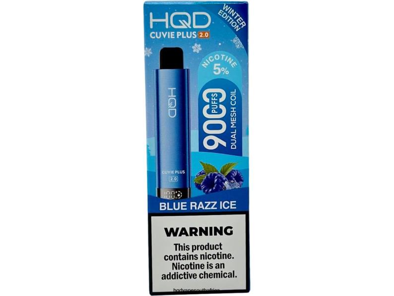 HQD CUVIE PLUS 2.0 (WINTER EDITION) RLLZ138 Blue Razz Ice - HQD Tech ZA