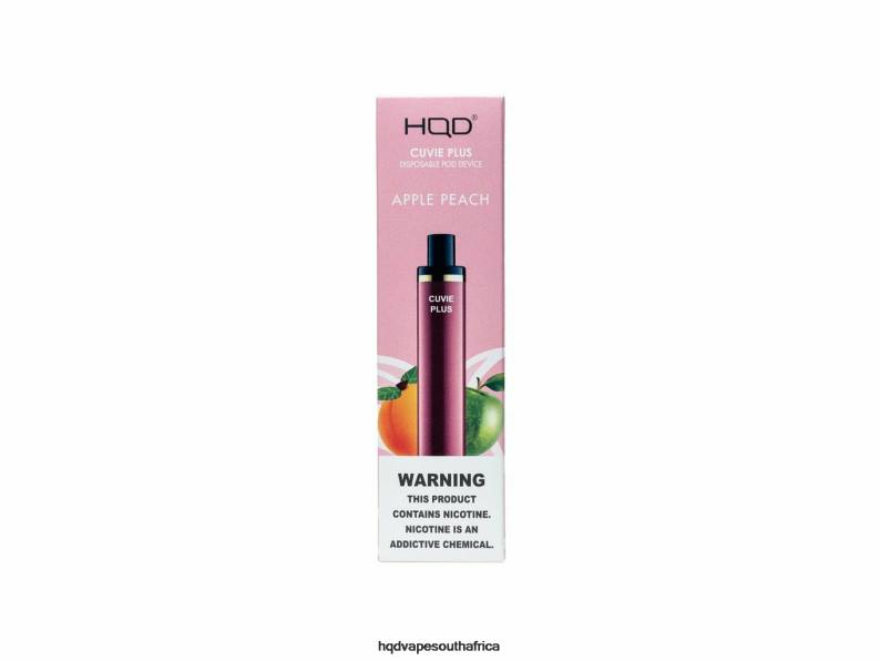 HQD CUVIE PLUS DISPOSABLE VAPE RLLZ127 Apple Peach - HQD Vape Cape Town