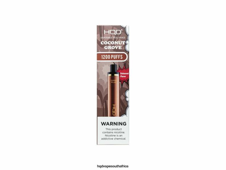 HQD CUVIE PLUS DISPOSABLE VAPE RLLZ157 Coconut Grove - HQD Vape Cape Town