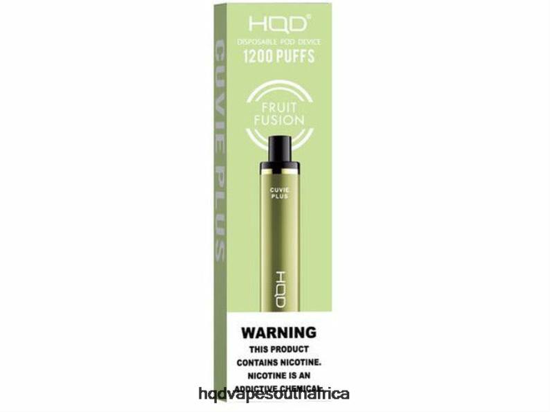 HQD CUVIE PLUS DISPOSABLE VAPE RLLZ166 Fruit Fusion - HQD Vape South Africa