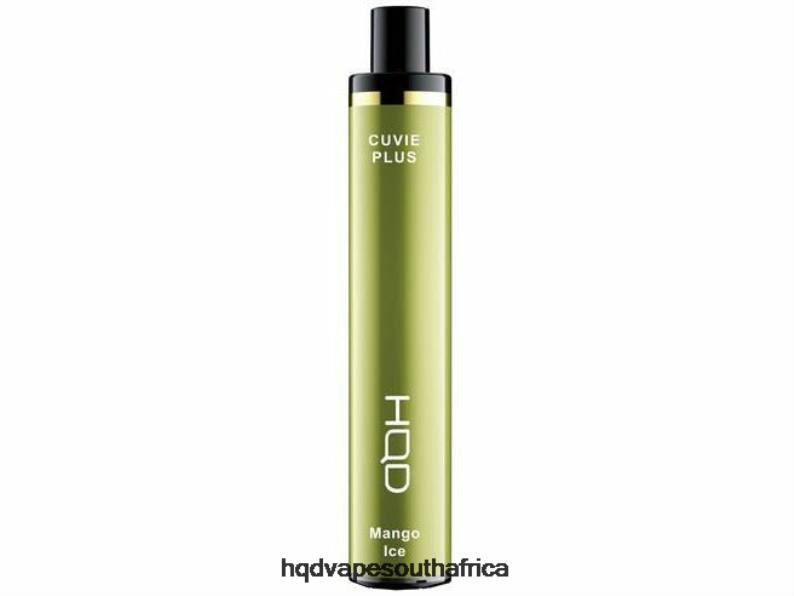 HQD CUVIE PLUS DISPOSABLE VAPE RLLZ216 Mango Ice - HQD Vape South Africa