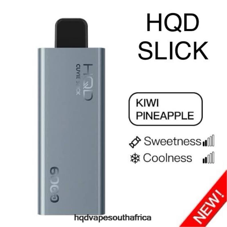 HQD CUVIE SLICK 6000 PUFFS RLLZ23 Slick Kiwi Pineapple - HQD Vape Flavours