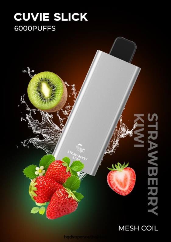 HQD CUVIE SLICK 6000 PUFFS RLLZ24 Slick Strawberry Kiwi - HQD Vape Nicotine