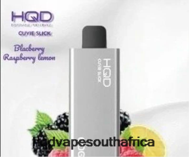 HQD CUVIE SLICK 6000 PUFFS RLLZ41 Blackberry Raspberry Lemon - HQD Vape Price