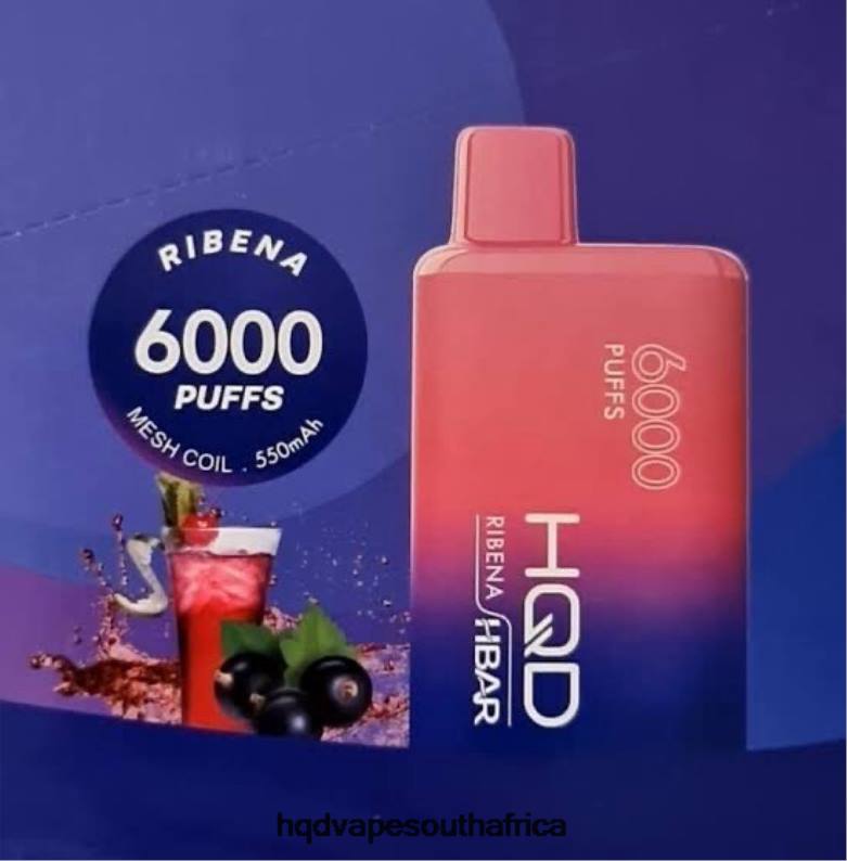 HQD HBAR 6000 PUFFS RLLZ53 Ribena - HQD Vape Flavours