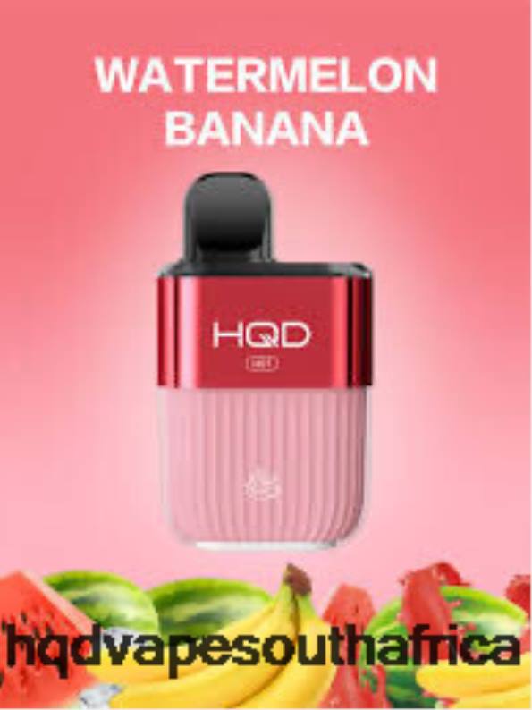 HQD HOT 5000 PUFFS RLLZ57 Watermelon Banana - HQD Vape Cape Town